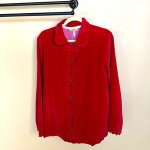 Women’s Gramicci Red Velvet Shirt/Blouse